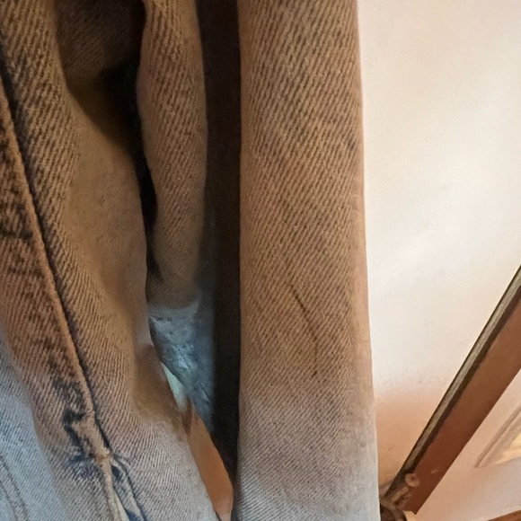 Acid washed denim jacket Zara size m - Picture 3 of 4